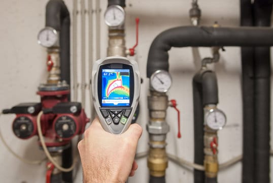 Leak detection service using thermal camera by Greenfield Plumbing Pros in Greenfield, California