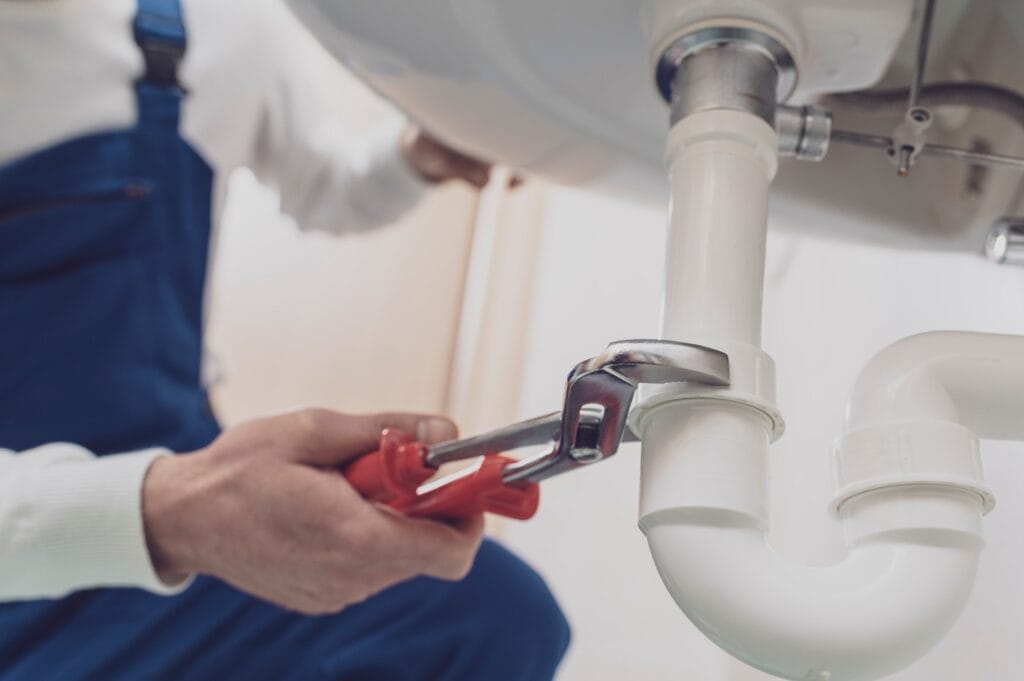 Under sink drain pipe repair service in Greenfield, California